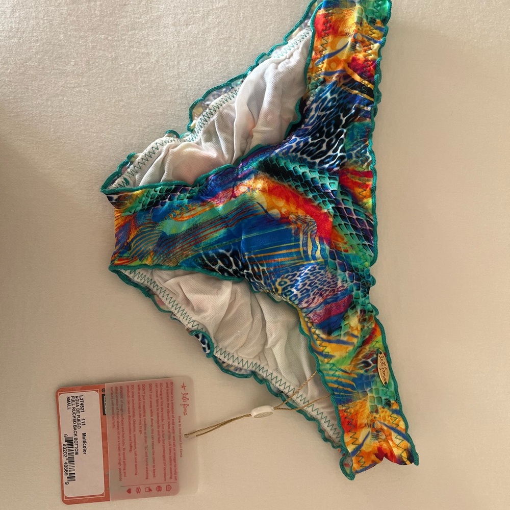 Luli Fama Agua Defuego ruched back bottom